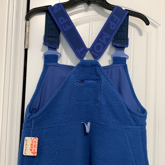 SALE TODAY🔥 FP MOVEMENT Hit The Slopes Salopette Jumpsuit Swim Club Blue NWT - Picture 11 of 16
